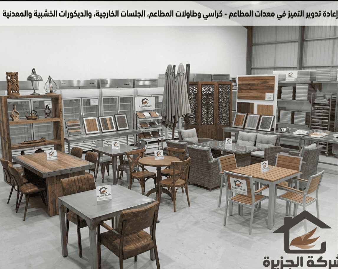 أثاث مطاعم مستعمل
