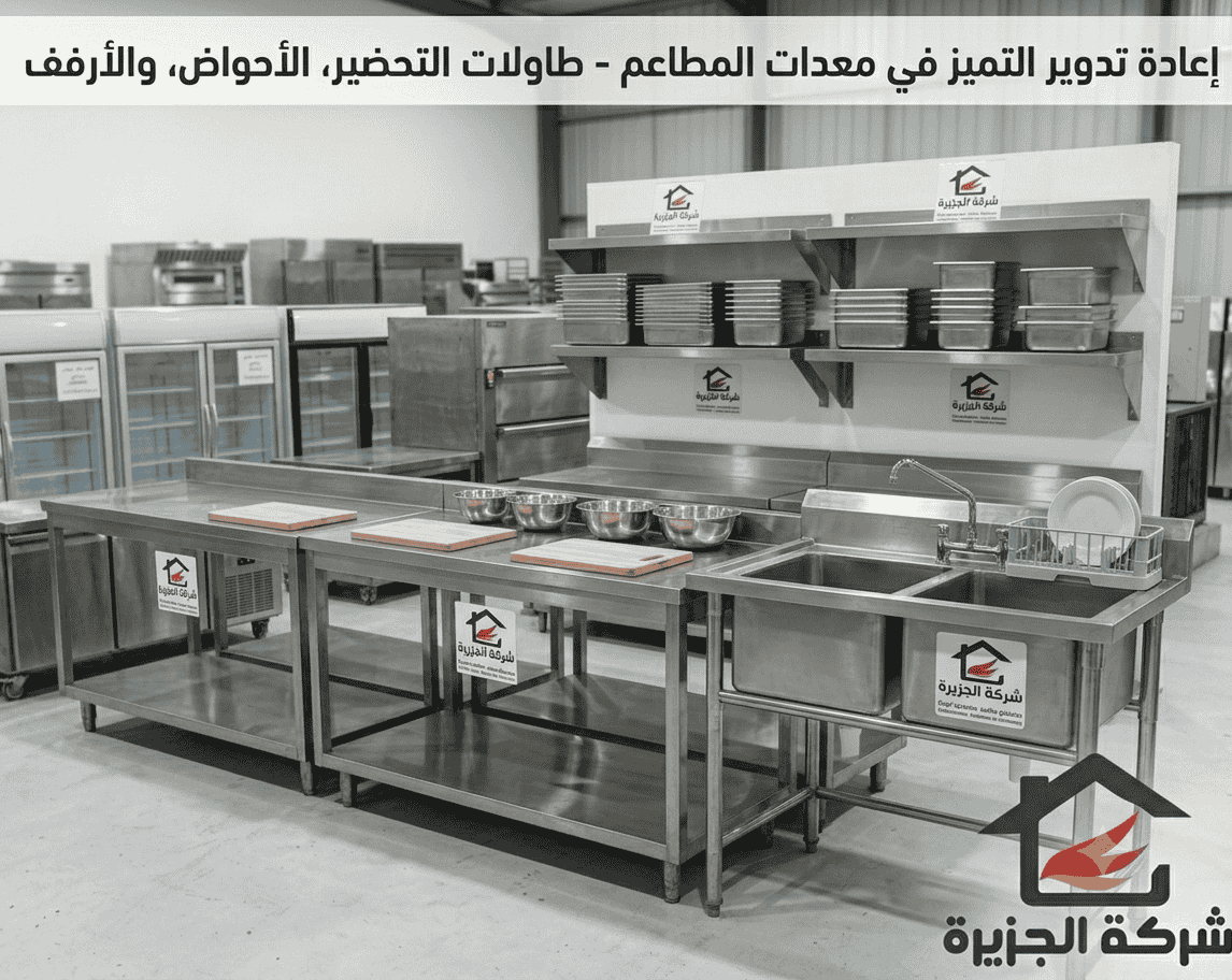 طاولات ستانلس ستيل