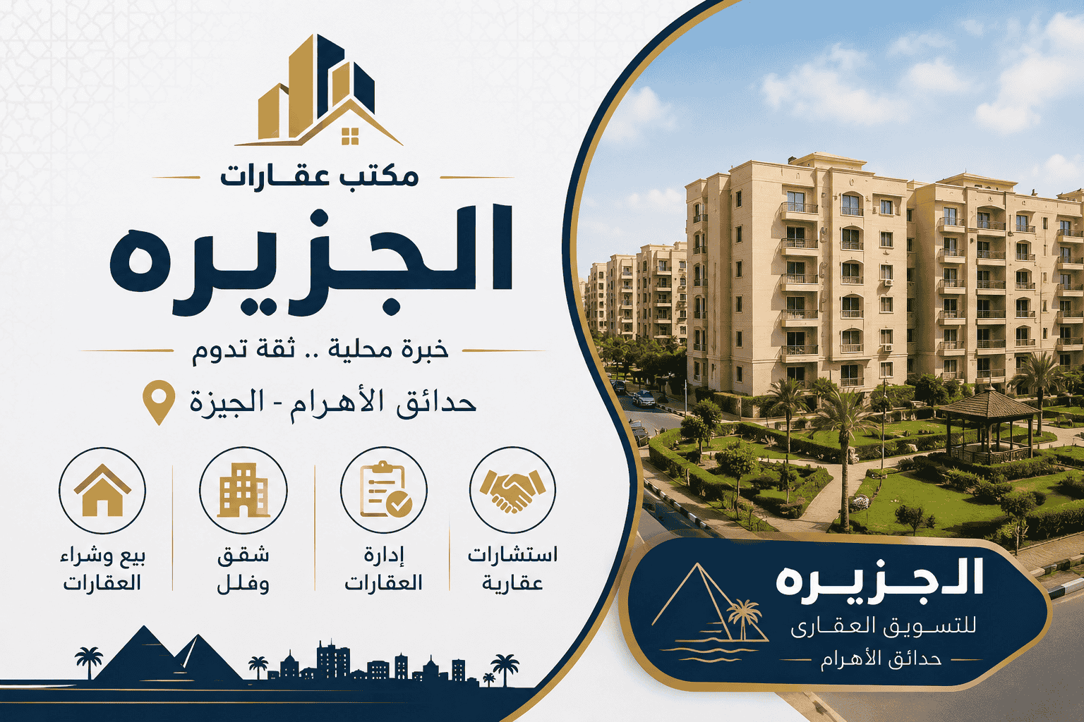 شركة عقارات فى حدائق الاهرام