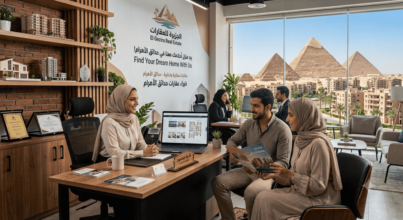 مكتب عقارات وتسويق بحدائق الاهرام