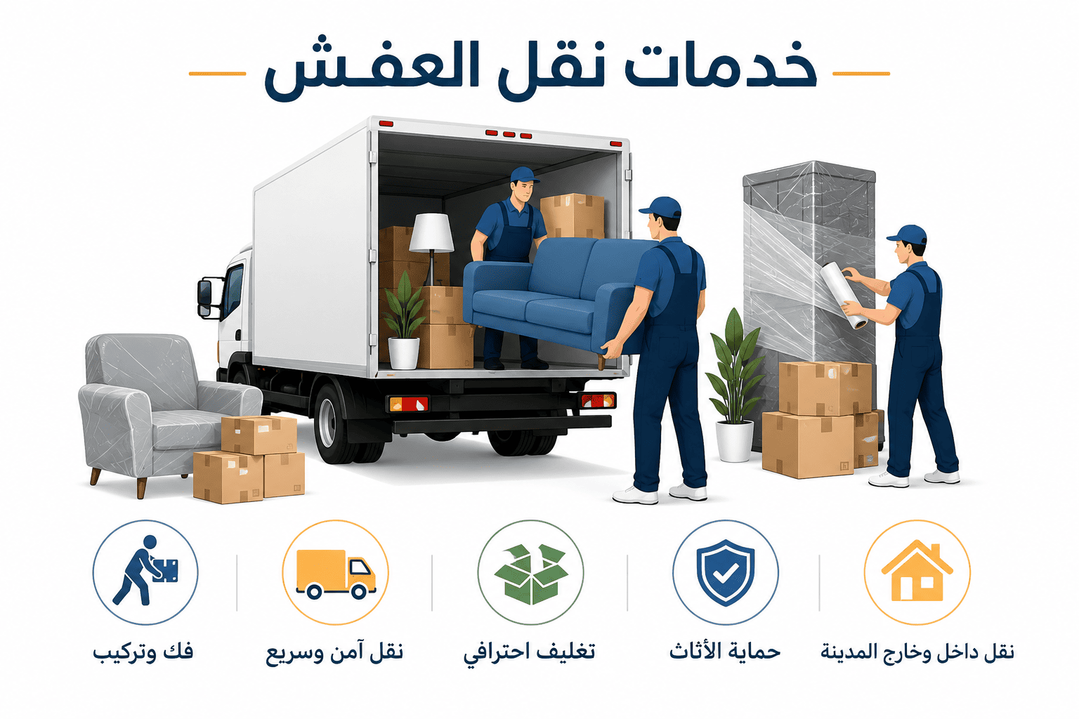 شركة نقل عفش بالرياض